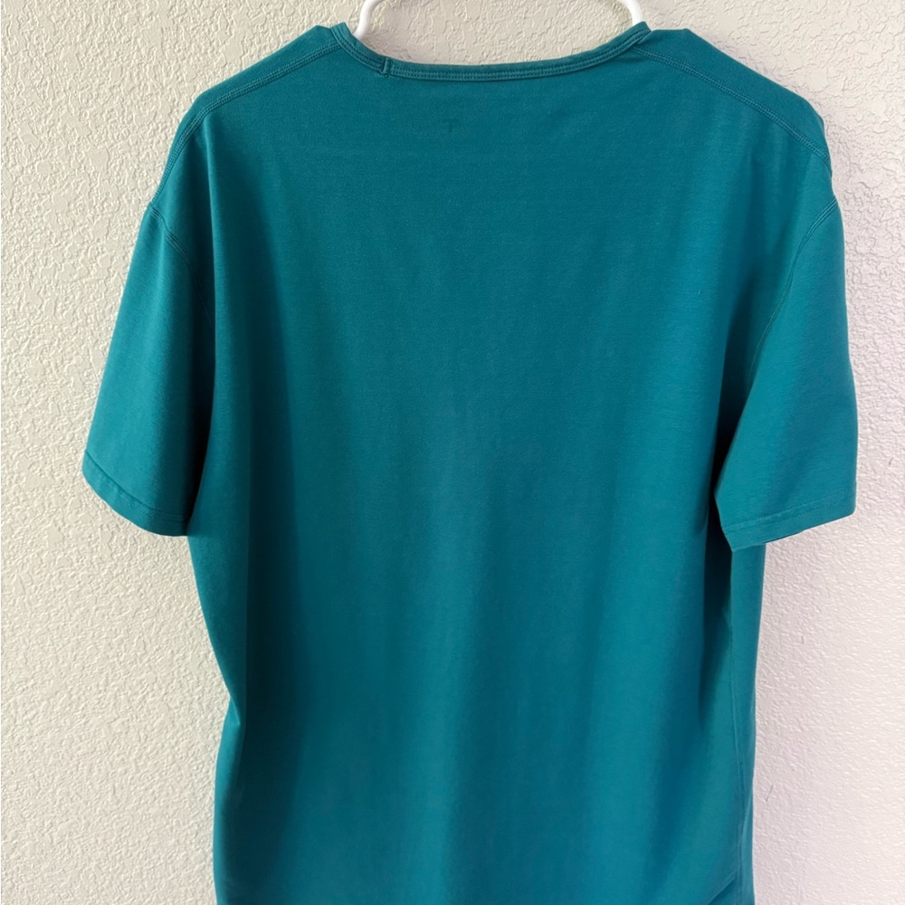 BYLT Basics Men's Ocean Blue Short Sleeve Tee - Picture 3 of 3